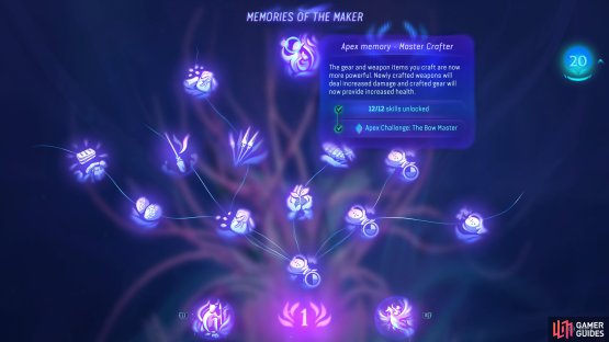Getting the Maker tree&rsquo;s Apex Skill will make your crafted equipment more powerful.