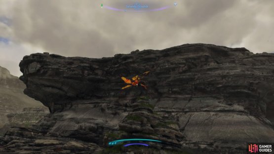 It will be on top of some rocks on top of the First Zakru.