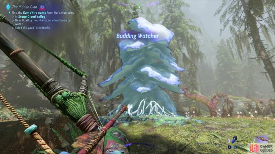 to find the first Stone Cloud Valley Budding Watcher.