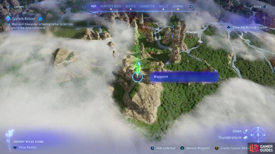 Head to the southwest of the Rising Spires in Kinglor Forest
