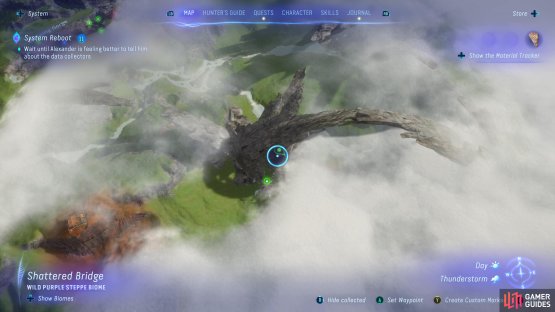 Go to the Shattered Bridge area in the Upper Plains