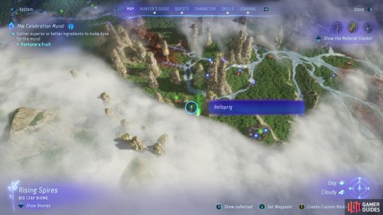 Head to the Rising Spire 