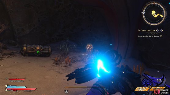 to find this Lucky Dice sitting at the back of a cave. 