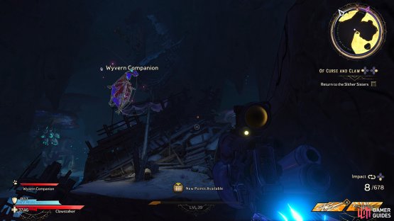 to find the Lucky Dice sitting halfway up a shipwreck. 