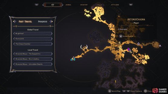 Head to this location in the Drowned Abyss