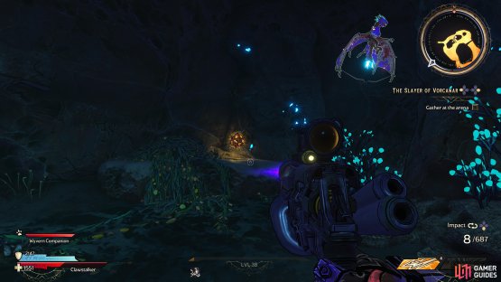 to find the second Lucky Dice sitting inside a small cave. 