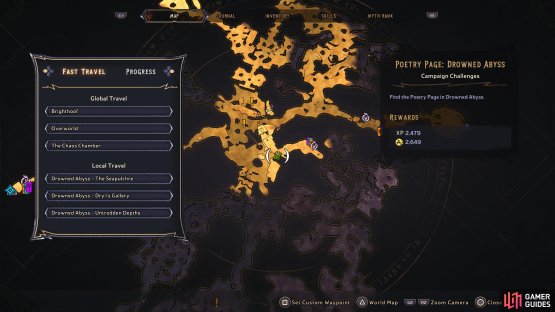 Head to this location of the Drowned Abyss 