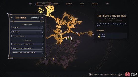 Head to this location of the Drowned Abyss