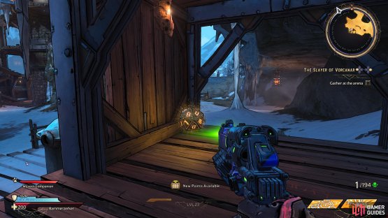 to find the Lucky Dice sitting in a hut at the back of Baaldars Lair.