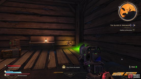 to find the Lucky Dice sitting in the basement of the building. 
