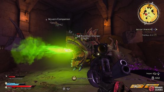 The Mandiblon can also spray acid from it&rsquo;s mouth.