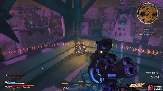 to find the eleventh Lucky Dice sitting in the watchtower.