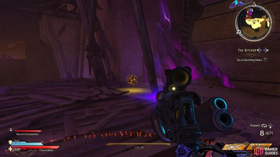 to find the fourth Lucky Dice on the platform to left of the ladder.