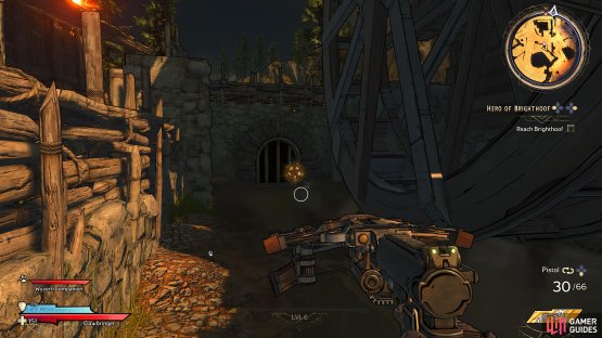 to find the twelfth Lucky Dice sitting beside a watermill. 