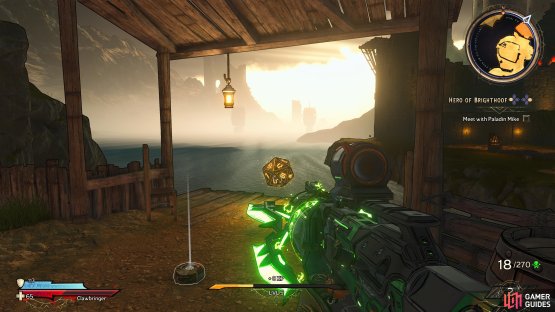 to find the fourth Lucky Dice overlooking the ocean. 