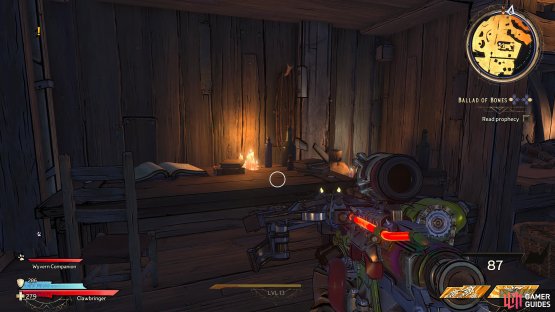 to find a shack with the Rebellions Are Hard Work Scroll inside. 