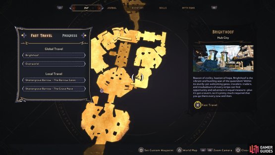 Head to this location in Shattergrave Barrow