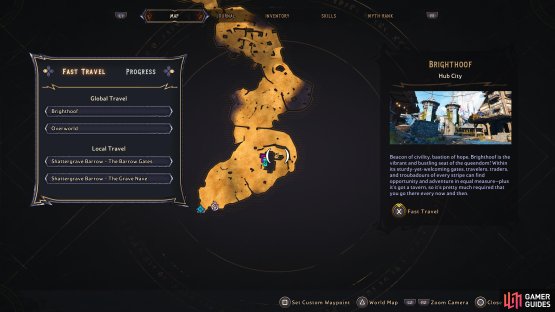 Head to this location in Shattergrave Barrow