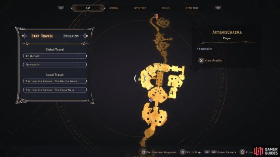 Head to this location in Shattergrave Barrow