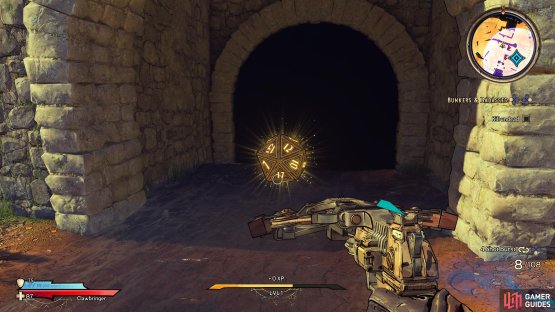 and you&rsquo;ll find the first Lucky Dice sitting inside a tunnel in the center of the village. 
