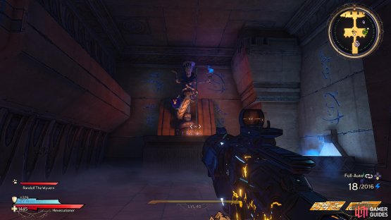to find the Lost Marble sitting on the statue&rsquo;s weapon.