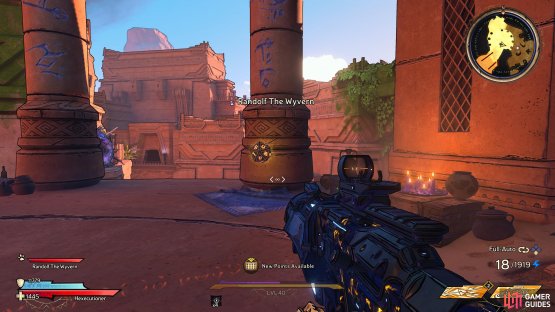 to find the Lucky Dice sitting beside a pillar.