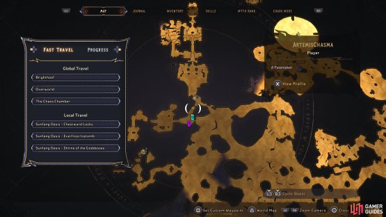 Head to this location of Sunfang Oasis