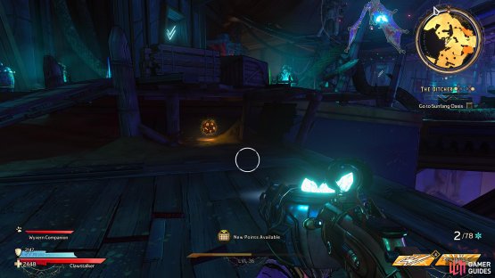 to find the fourth Lucky Dice sitting underneath the wooden floor.