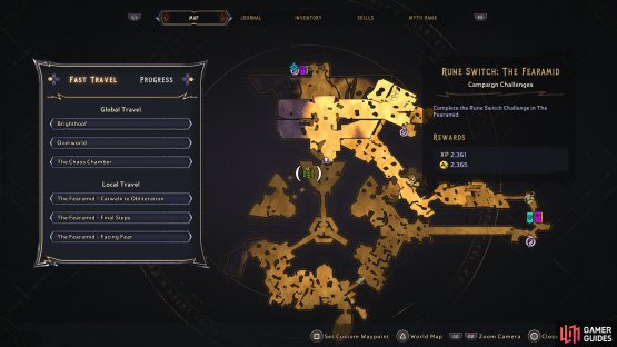 Head to the location of The Ruling Core 