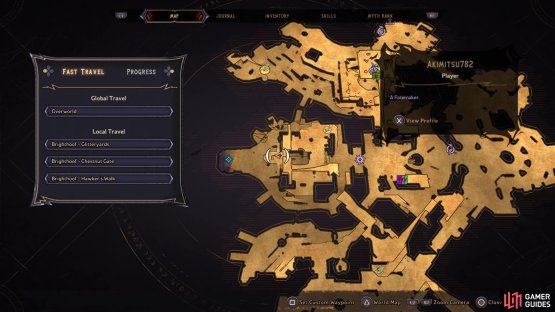 Scroll #1 on the map