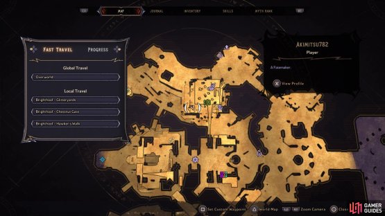 Scroll #2 on the map