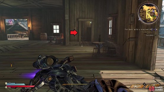 The second Scroll will be found in this little room marked here