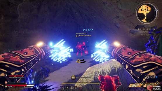 You will have to contend with waves of skeletons