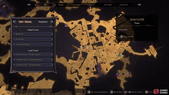 Go to this location on the map to find Lucky Dice #17