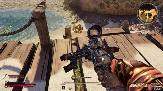 It is on the docks, in plain sight