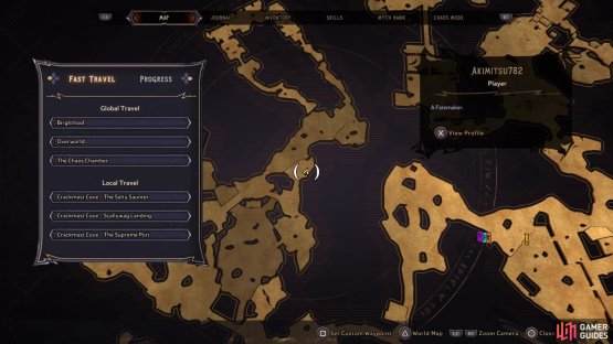 Go to this location on the map to find Lucky Dice #9