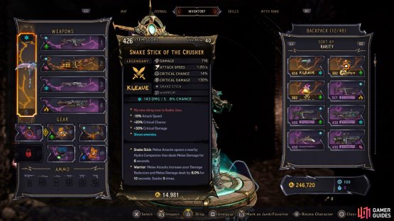 The Snake Stick will spawn Hydras whenever you melee enemies
