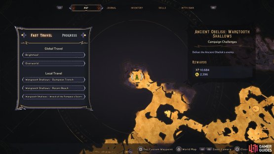 Head to this location in Wargtooth Shallows