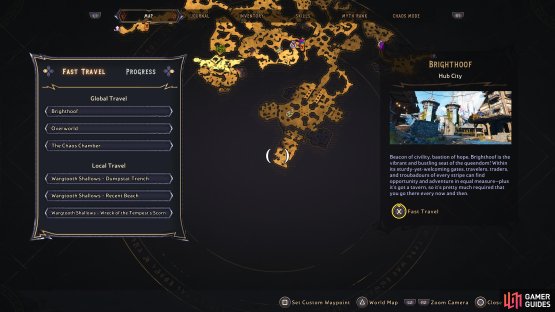 Head to this location of Wargtooth Shallows
