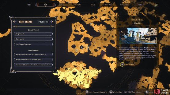 Head to this location of Wargtooth Shallows