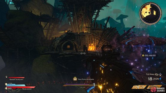 to find the Lucky Dice sitting inside a hut. 