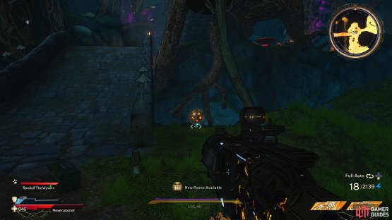 to find the Lucky Dice sitting beside a stone bridge. 