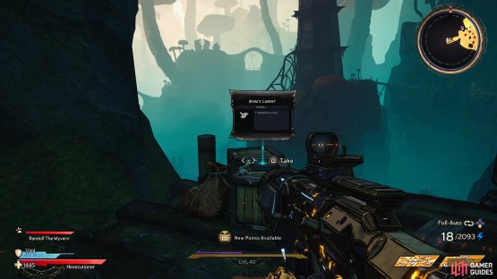to find the Mara&rsquo;s Lament Scroll sitting on a box. 