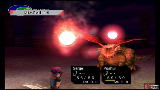 After using Fireball +1, Serge&rsquo;s Elemental Power Level will go down to 1.