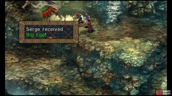Pilfer the Big Egg from the Dodo nest.
