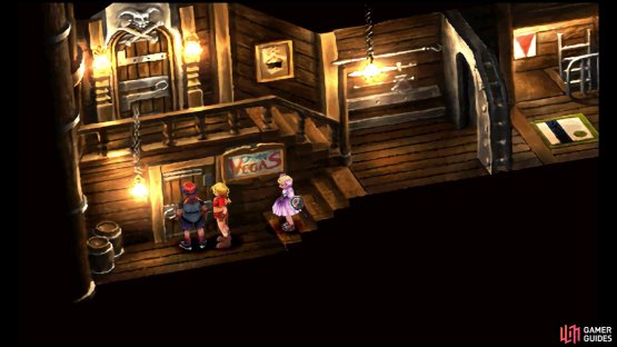 The casino aboard the S.S. Zelbess.