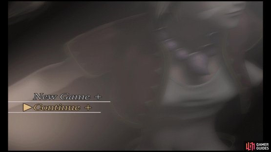 Load this save file and you can choose Continue Plus.