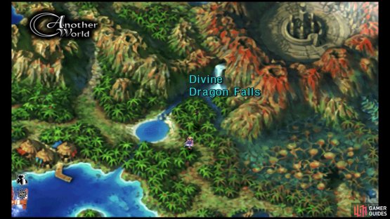 It&rsquo;s easy to miss, but here&rsquo;s the location of Divine Dragon Falls.