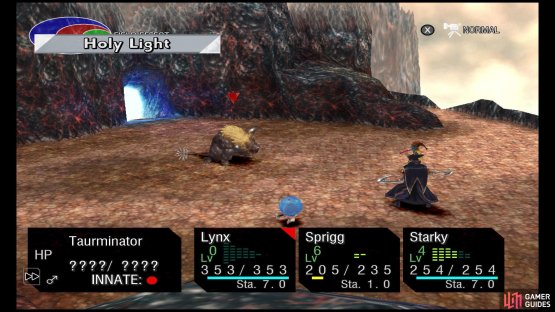 Use your other party members to weaken the monster you want to copy.