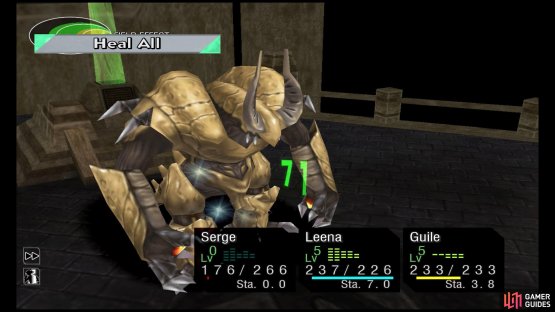 If hit with a Yellow Element, it&rsquo;ll also heal itself.